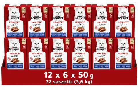 ZESTAW PURINA GOURMET MON PETIT 36x50g mokra karma dla kota dorosłego