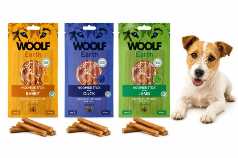 ZESTAW WOOLF NOOHIDE 3X85G KRÓLIK KACZKA JAGNIĘCINA GRYZAKI