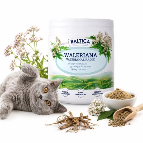 Zestaw Baltica Waleriana dla kota 2x50g na dobry humor depresję u kota