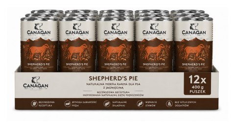 Zestaw Canagan Karma Mokra dla Psa Jagnięcina 12x400g Bezzbożowa