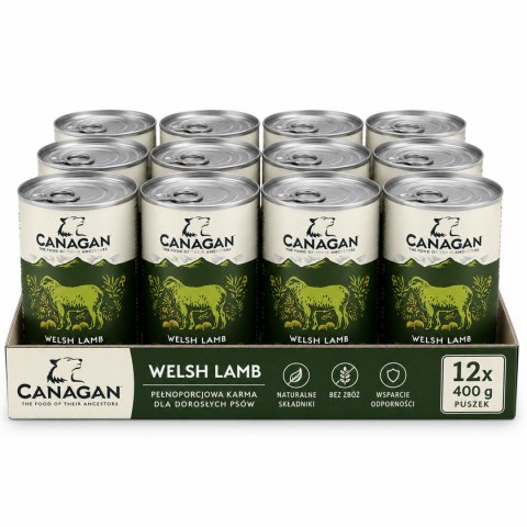 Zestaw Canagan Lamb Casserole 12x400g Karma Mokra dla Psa Jagnięcina
