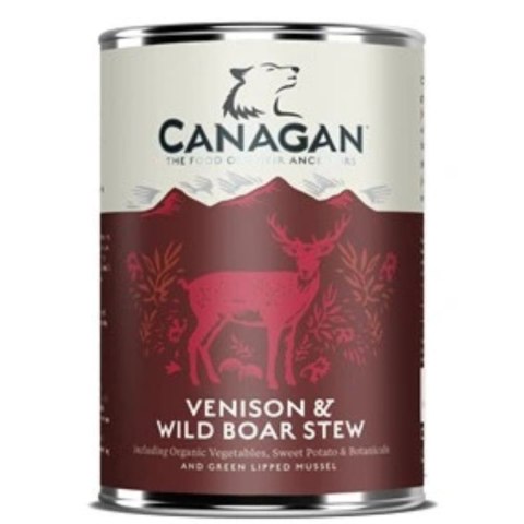 Zestaw Canagan Venison & Wild Boar 12x400g Karma Mokra dla Psa Dziczyzn