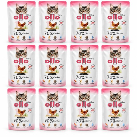 Zestaw OLLO CAT - Kurczak 12x85g Nr 1 - MOKRA KARMA DLA KOTA