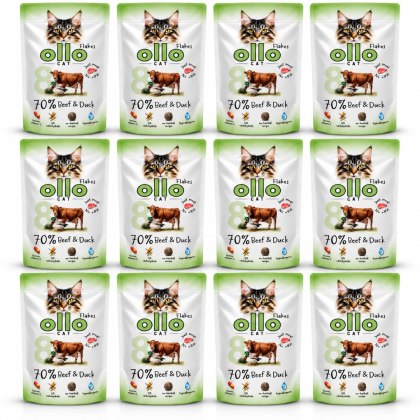 Zestaw OLLO CAT Wołowina i Kaczka 85 g Nr 8 - Mokra Karma dla Kota 70% Mięsa