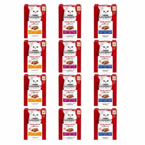Zestaw PURINA GOURMET MON PETIT MIX SMAKÓW DLA KOTA 72x50g