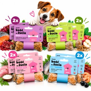 AZANKI PUPPY ZESTAW 8 KOŚCI DO ŻUCIA