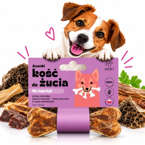 AZANKI ZESTAW FUNKCJONALNY 8 KOŚCI DO ŻUCIA S/M 12 cm