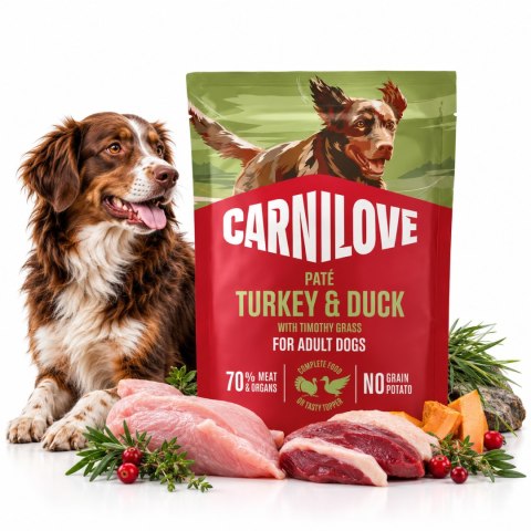 CARNILOVE DOG POUCH TURKEY&DUCK 300g