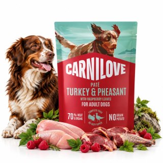 CARNILOVE DOG POUCH TURKEY&PHEASANT 300g