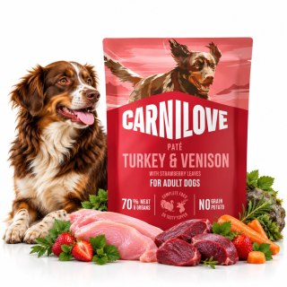 CARNILOVE DOG POUCH TURKEY&VENISON 300g