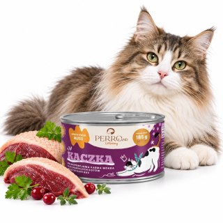 Perro CATering Kaczka - karma mokra dla kotów 185g monobiałkowa bezzbożowa