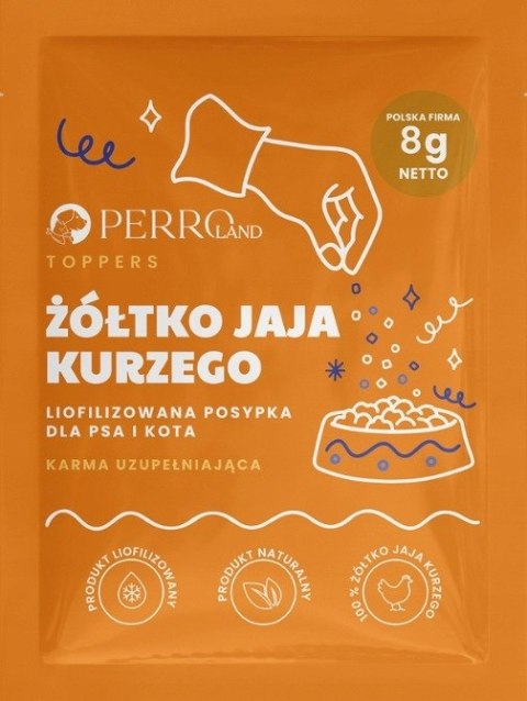 Perro Topers Żółtko Liofilizowane 8g dosmaczanie posiłków