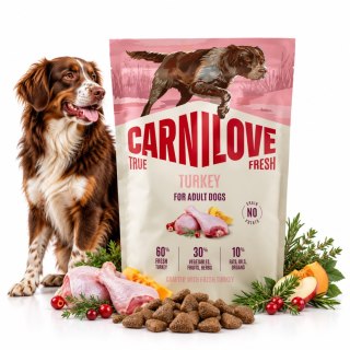 TRUE FRESH Turkey Dry Dog food, karma z indykiem dla dorosłych psów 1,5kg