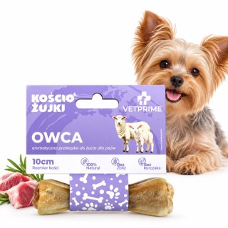 VETPRIME KościoŻujki Kość z Owcą Gryzak dla Psa 10cm 35g rasy małe