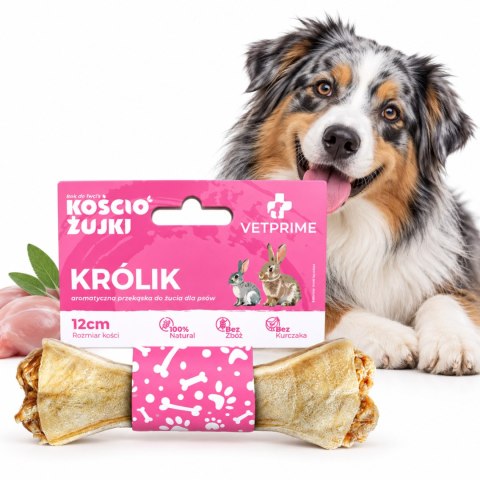 VETPRIME KościoŻujki MIX 4 Smaki Kość Gryzak dla Psa 12cm 55g Naturalny