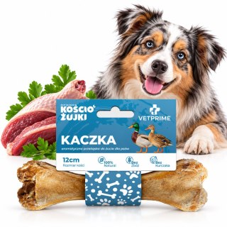 VETPRIME KościoŻujki ze Strusiem Kość Gryzak dla Psa 12cm 55g Naturalny