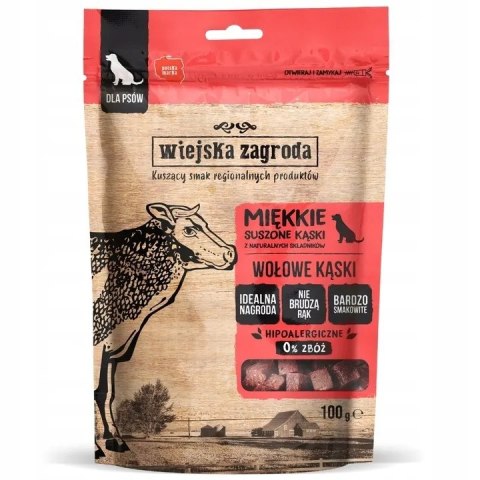WIEJSKA ZAGRODA Najlepsze Miękkie PRZYSMAKI MIĘSNE DLA PSA MIX 5X100 G