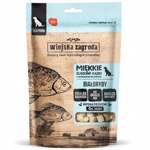 WIEJSKA ZAGRODA Najlepsze Miękkie PRZYSMAKI MIĘSNE DLA PSA MIX 5X100 G