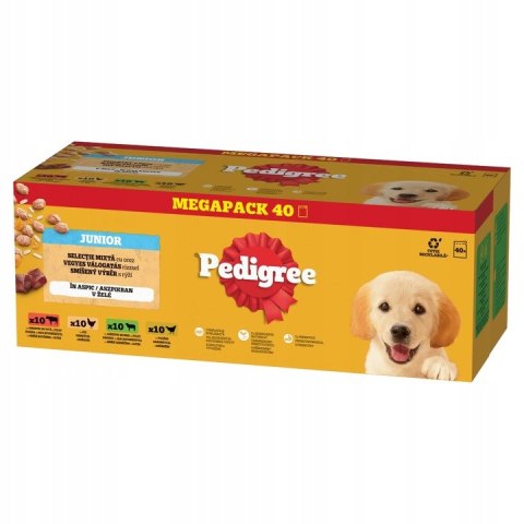 ZESTAW Pedigree Szczeniak Junior 40x100g + SUPLEMENT NA STAWY VETPRIME