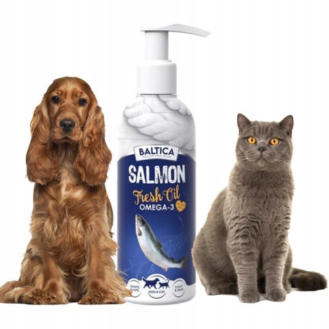 Zestaw Baltica olej z łososia Salmon Fresh Oil 5x200ml OMEGA-3 ZDROWIE I WITALNOŚĆ