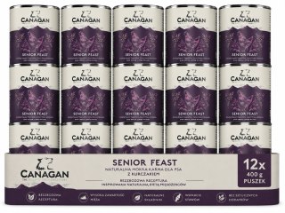Zestaw Canagan Senior Feast 12X400g Karma Mokra dla Starszego Psa Bezzbożowa