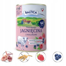 Baltica Jagnięcina z malinami 12x400G ZESTAW