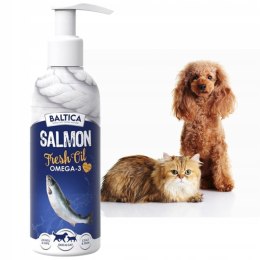 Baltica Salmon Fresh Oil 200ml olej z łososia dla psa i kota OMEGA-3