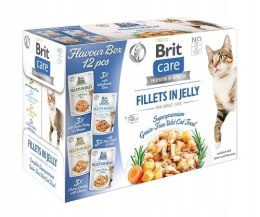 Brit Care Cat FJ Flavour Box in Jelly Pouch 12x85g