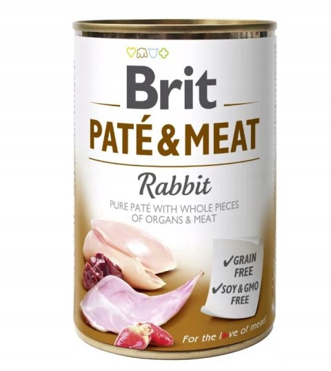 Brit PATE MEAT RABBIT 400