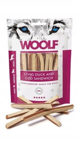 Przysmak Woolf Long Duck and Cod Sandwich 100g