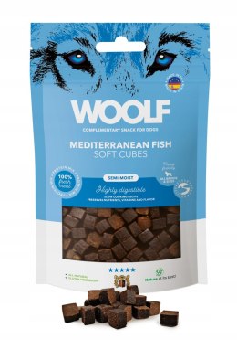 Przysmaki WOOLF semi-moist CUBES monoprotein FISH 100g