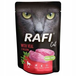 Rafi Cat z cielęciną 100g Saszetka dla kota Dolina