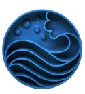 Wave Design Ebowl blue - miska spowalniająca SodaPup