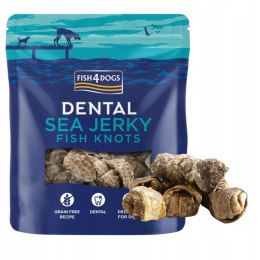 Fish4Dogs Dental Sea Jerky Fish Knots 100 Przysmak dentystyczny MEGA