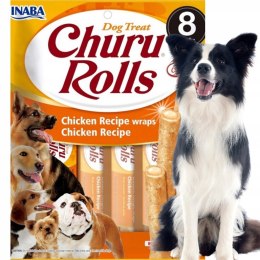 INABA Dog Churu Rolls Chicken Recipe Kurczak 8x12g NAJLEPSZE SMACZKI