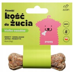 AZANKI PUPPY MINI Kość z insektami siemieniem jeżyną i probiotykiem 10cm