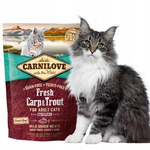 Carnilove Cat Fresh Carp & Trout sterilised 0,4 kg KARMA DLA KOTA KASTRAT