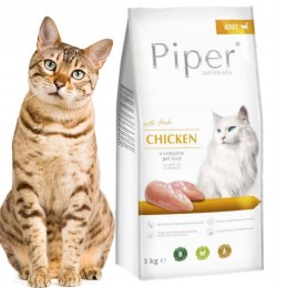 Piper Cat Adult Chicken Animals Dolina Noteci Kurczak Kot 3kg