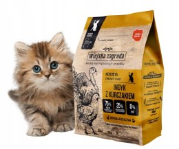 Wiejska ZagrodaINDYK Z KURCZAKIEM 5KG NAJLEPSZA KARMA DLA KOCIĄT